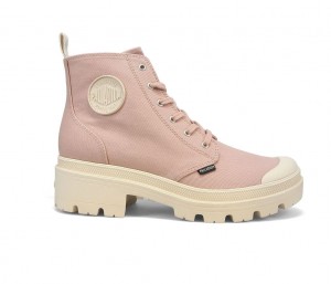 Botas Palladium Pallabase Twill Mujer Earth Clay Liq | UN2379015