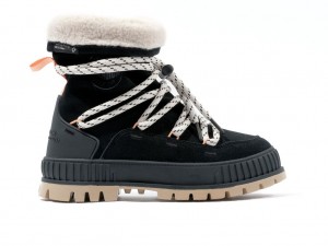 Botas Palladium Pallashock Hiver Mujer Negras | GC5189206