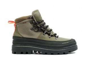 Botas Palladium Pallatrooper Hiker Wp+ Hombre Verde Oliva | SE9075421