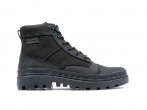 Botas Palladium Pallatrooper Rough Hombre Negras | ZD8726095