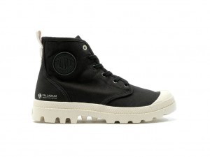 Botas Palladium Pampa Hi Zip Organic Hombre Negras | KW9215708