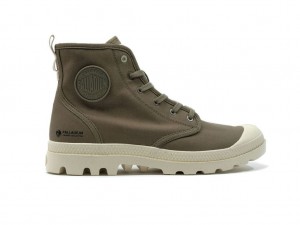 Botas Palladium Pampa Hi Zip Organic Hombre Verde | CD3972410