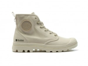 Botas Palladium Pampa Hi Zip Organic Mujer Sahara | NO6415083