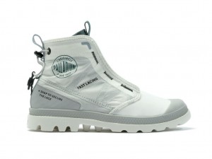 Botas Palladium Pampa Travel Lite Rs Hombre Blancas | QO1862379