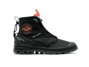 Botas Palladium Pampa Travel Lite Rs Mujer Negras | UM6497082