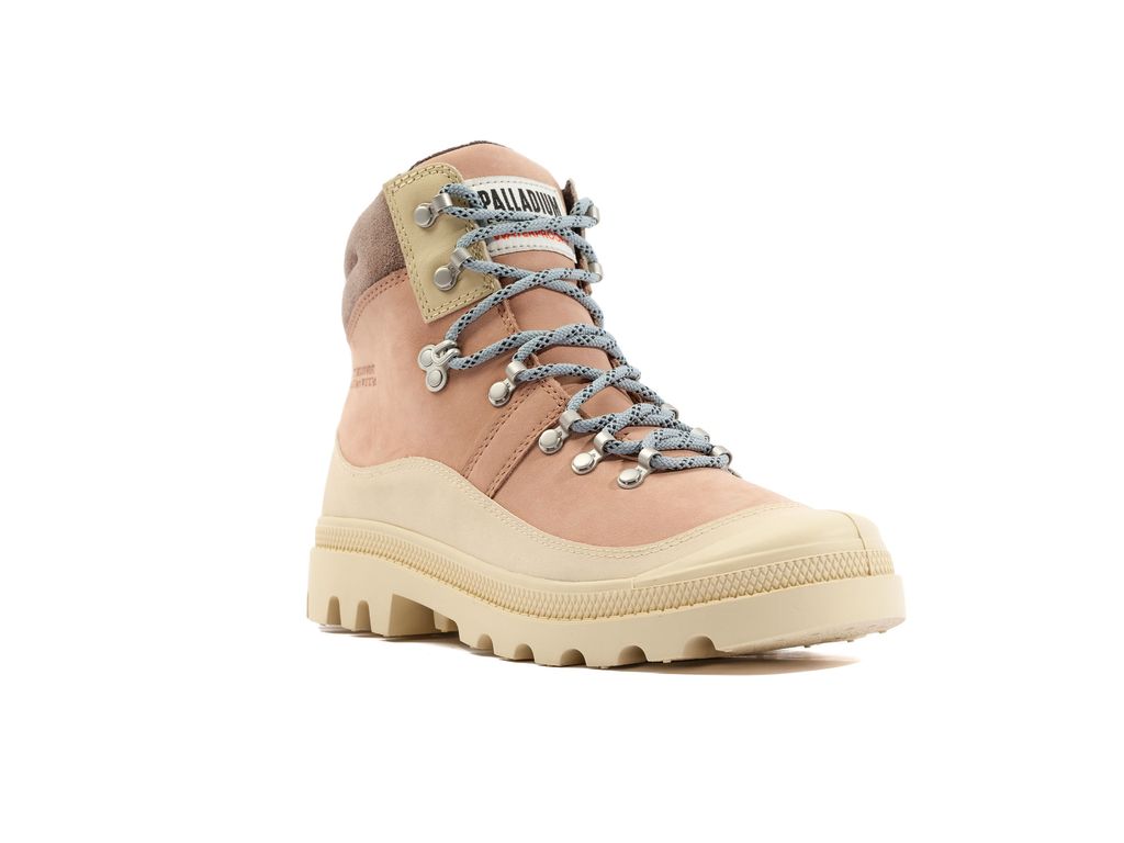 Botas Palladium Pallabrousse Hkr Wp+ Mujer Beige Marrones | LQ4385976