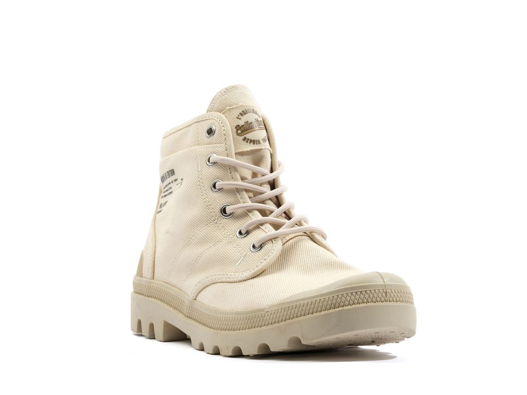 Botas Palladium Pallabrousse Workwear Hombre Sahara | YO7142963