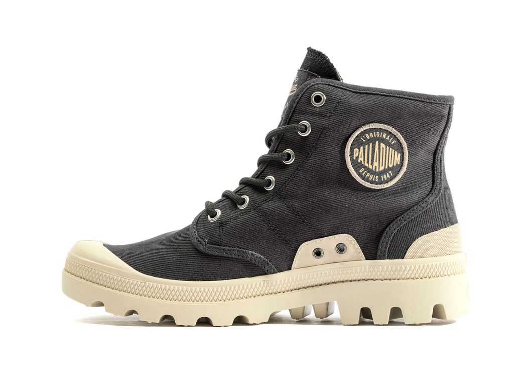 Botas Palladium Pallabrousse Workwear Mujer Negras | DJ6159438