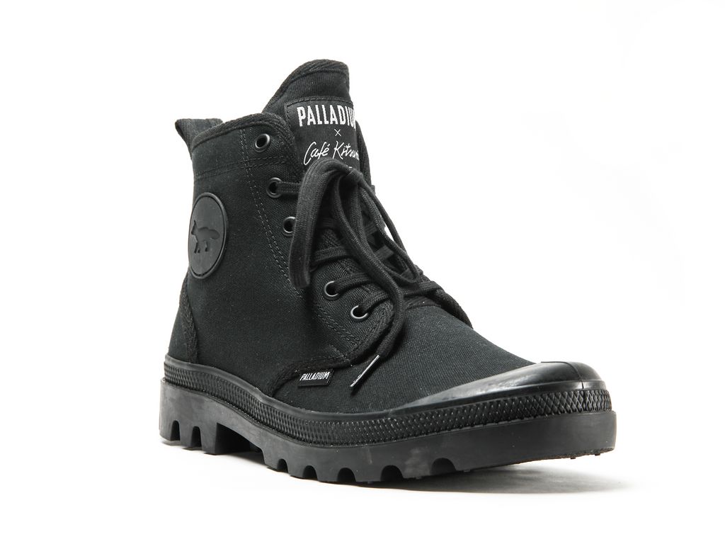 Botas Palladium Pallabrousse X Kitsune Hombre Negras Negras | LE0187596