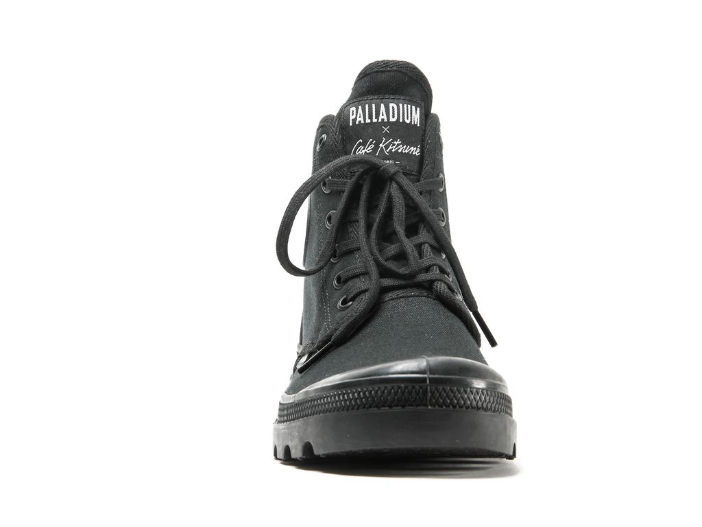 Botas Palladium Pallabrousse X Kitsune Hombre Negras Negras | LE0187596