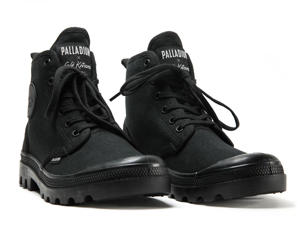 Botas Palladium Pallabrousse X Kitsune Hombre Negras Negras | LE0187596