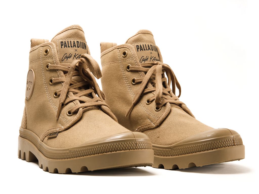 Botas Palladium Pallabrousse X Kitsune Hombre Woodlin | WL8314650