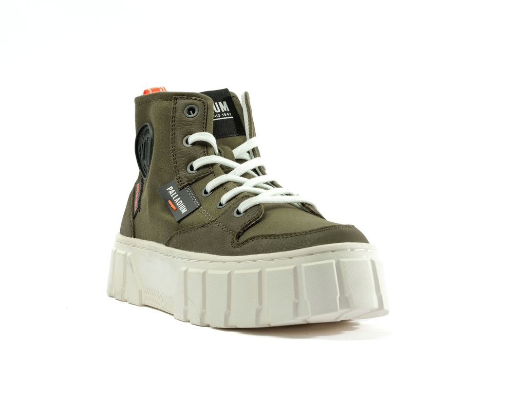 Botas Palladium Pallatower Hi Mujer Verde Oliva | AT5107924