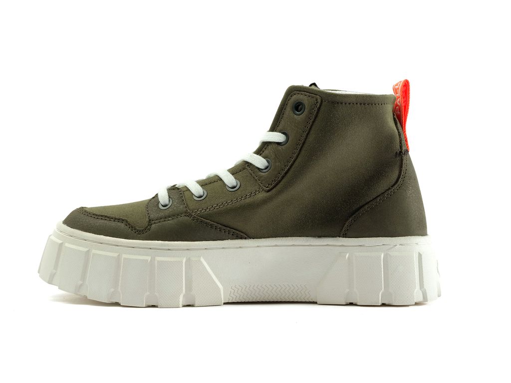 Botas Palladium Pallatower Hi Mujer Verde Oliva | AT5107924