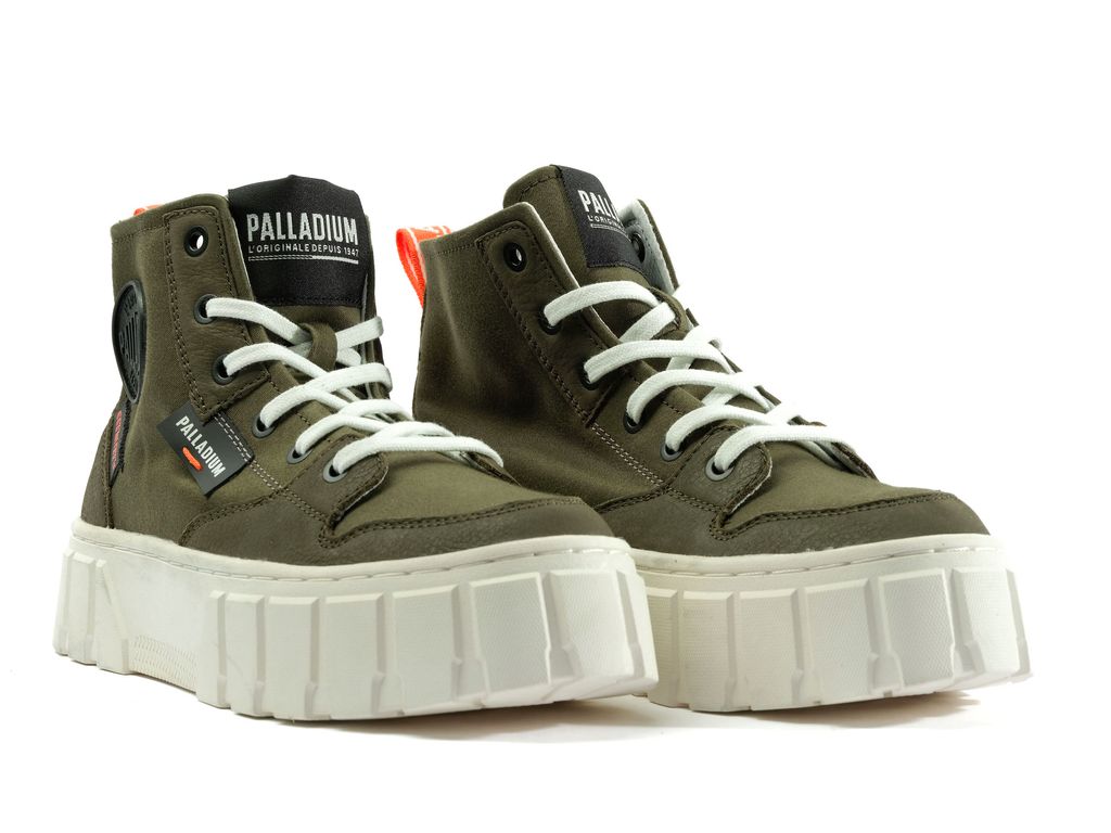 Botas Palladium Pallatower Hi Mujer Verde Oliva | AT5107924