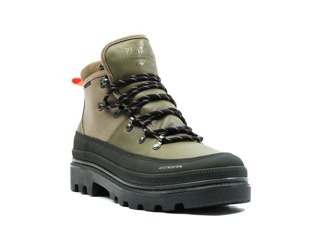 Botas Palladium Pallatrooper Hiker Wp+ Hombre Verde Oliva | SE9075421