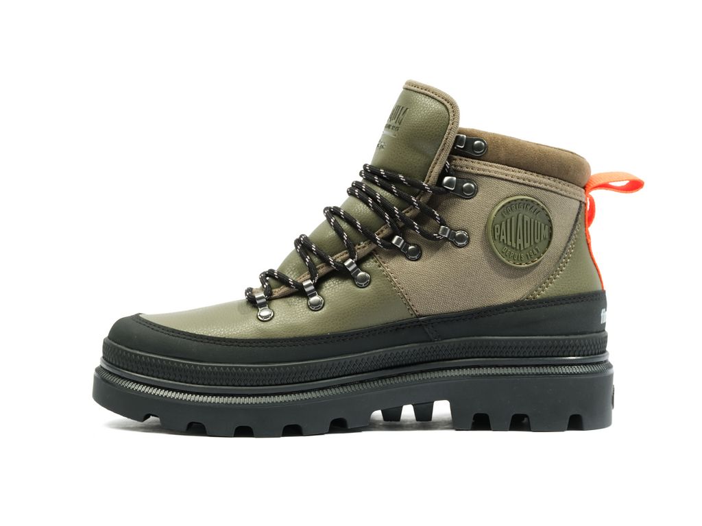 Botas Palladium Pallatrooper Hiker Wp+ Hombre Verde Oliva | SE9075421