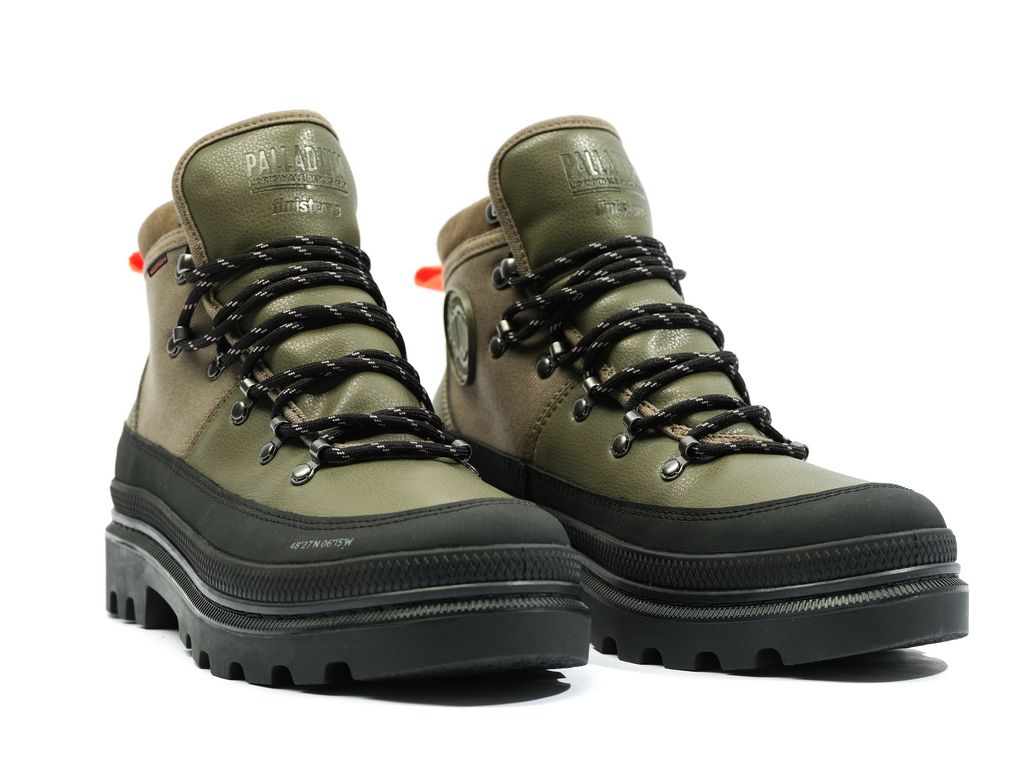 Botas Palladium Pallatrooper Hiker Wp+ Hombre Verde Oliva | SE9075421