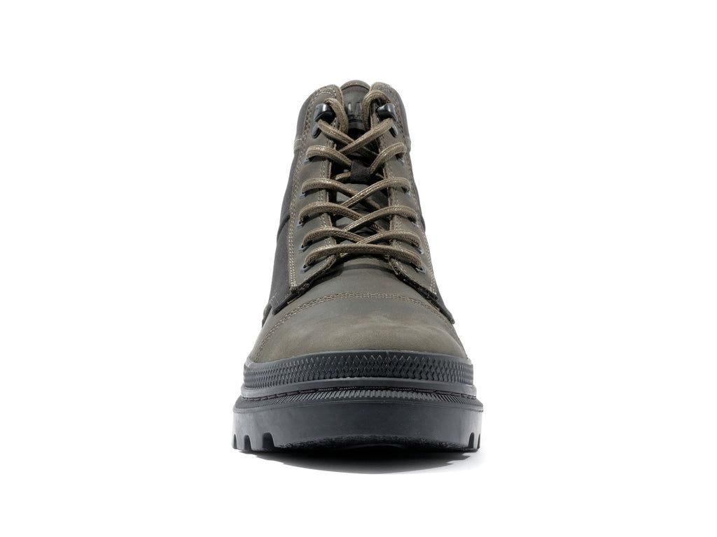 Botas Palladium Pallatrooper Rough Hombre Negras Verde Oliva | SM2765304