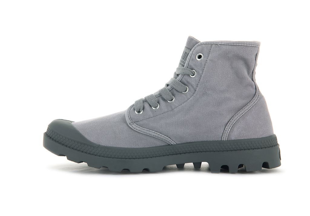 Botas Palladium Pampa Hi Hombre Gris | AS0239654