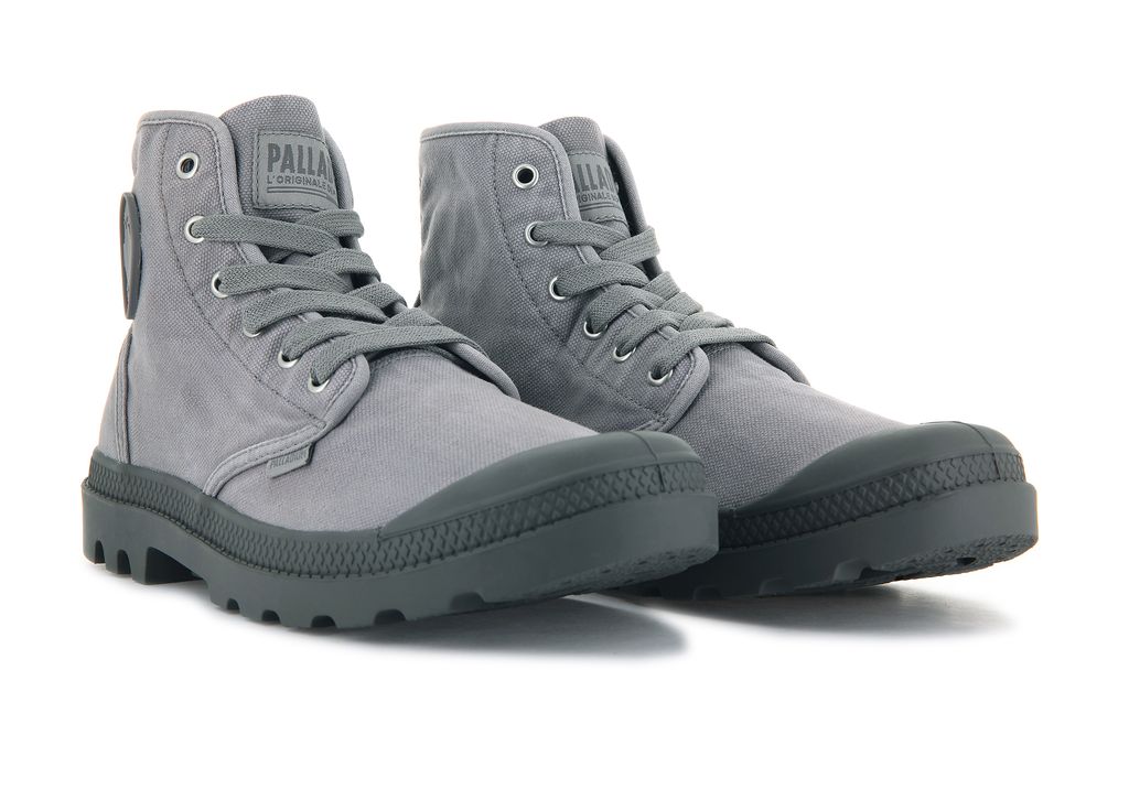 Botas Palladium Pampa Hi Hombre Gris | AS0239654