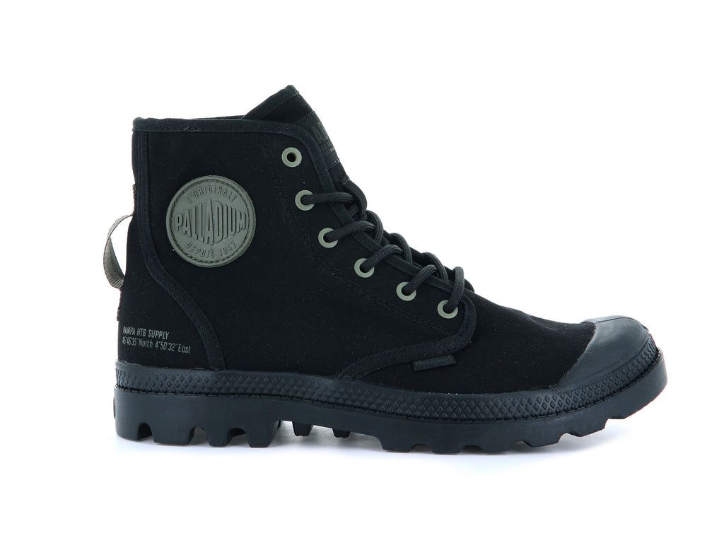 Botas Palladium Pampa Hi Htg Supply Hombre Negras Negras | PI7813254