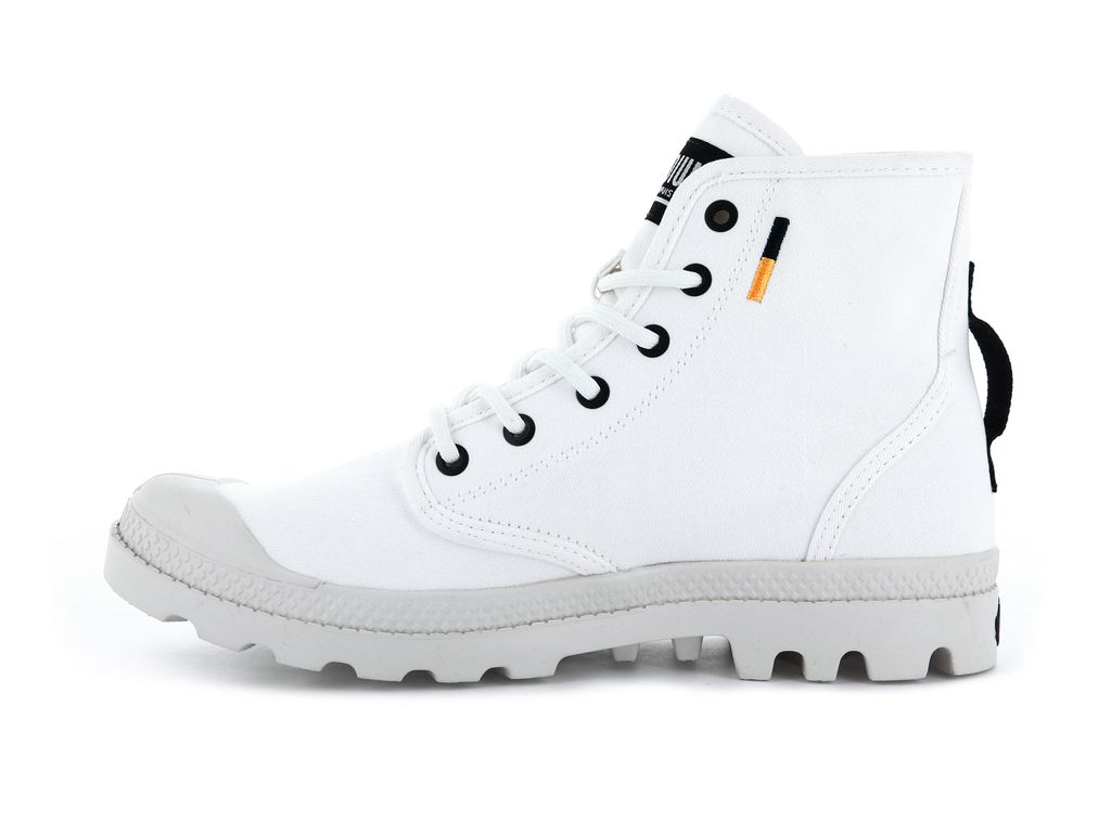 Botas Palladium Pampa Hi Htg Supply Mujer Blancas | VB1245089