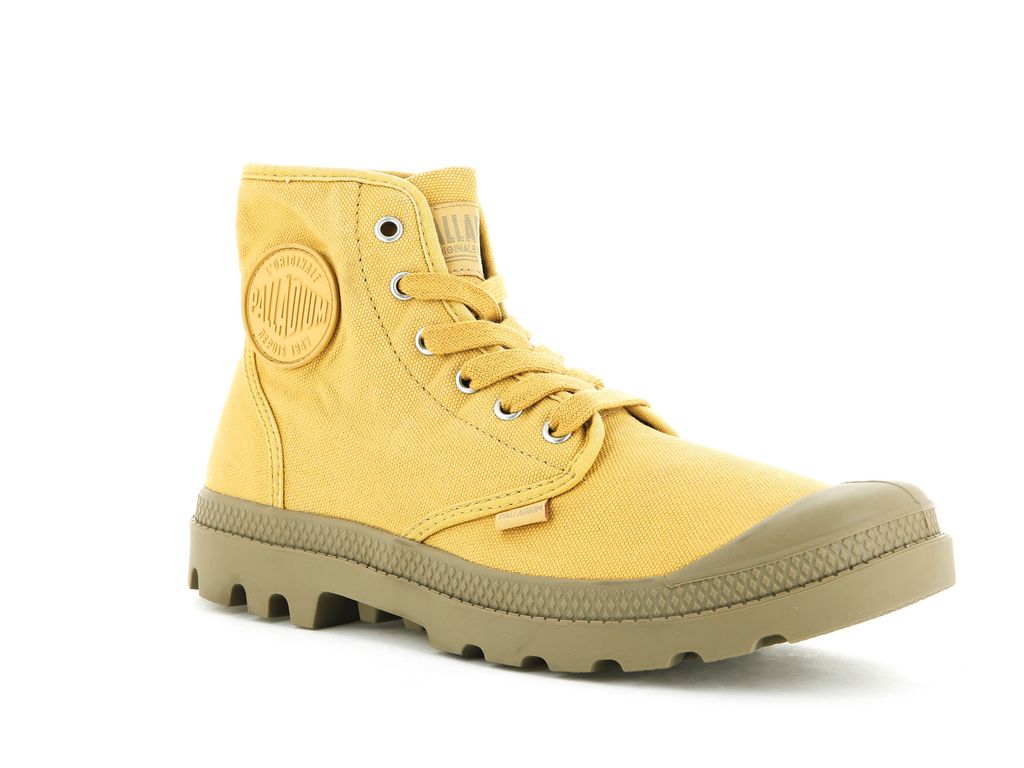 Botas Palladium Pampa Hi Mujer Naranjas Doradas | RJ5063217