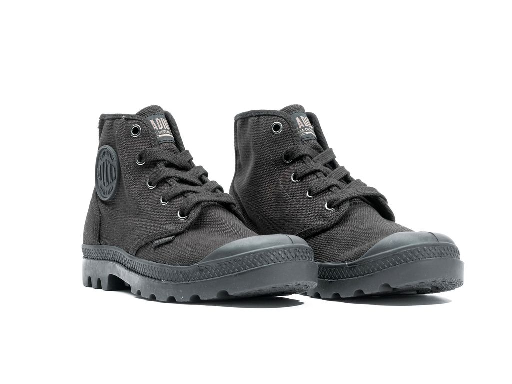 Botas Palladium Pampa Hi Mujer Negras Negras | AB3694705