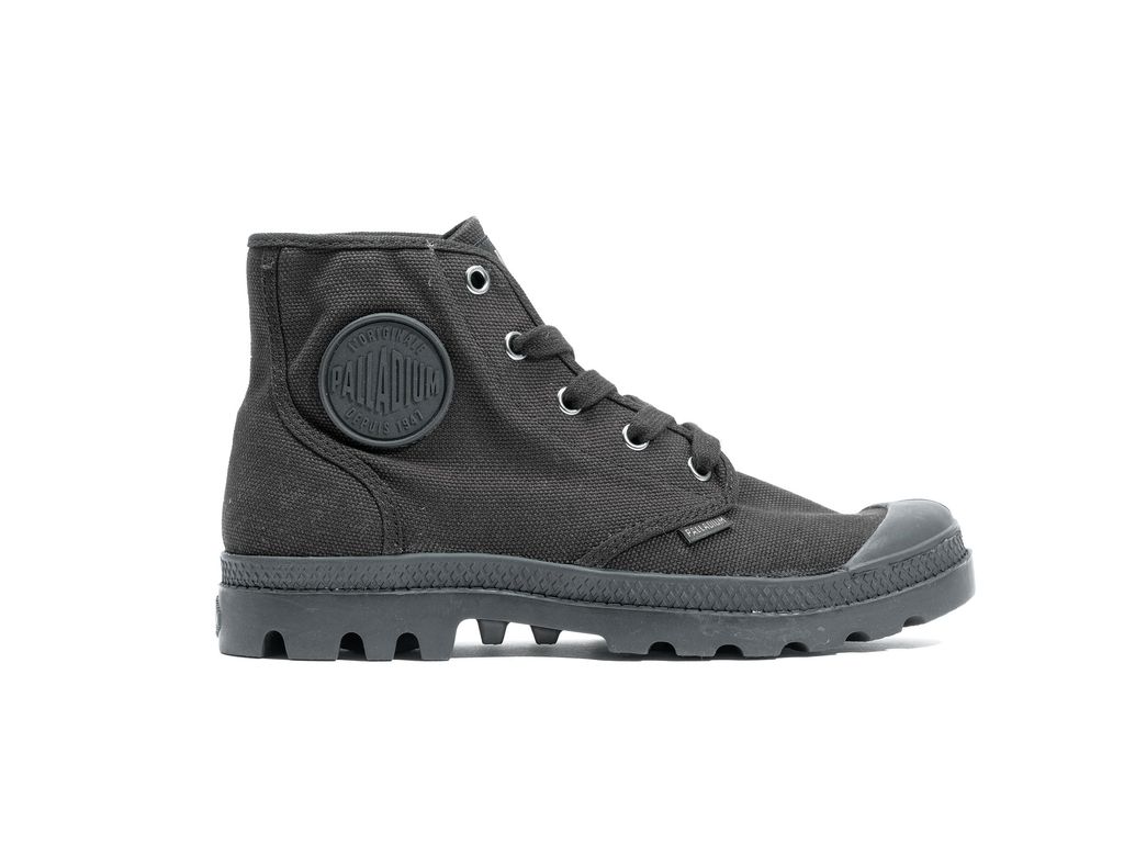 Botas Palladium Pampa Hi Mujer Negras Negras | AB3694705