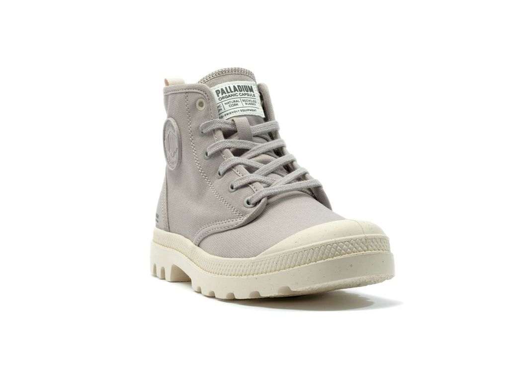 Botas Palladium Pampa Hi Zip Organic Hombre Gris | WC2764513