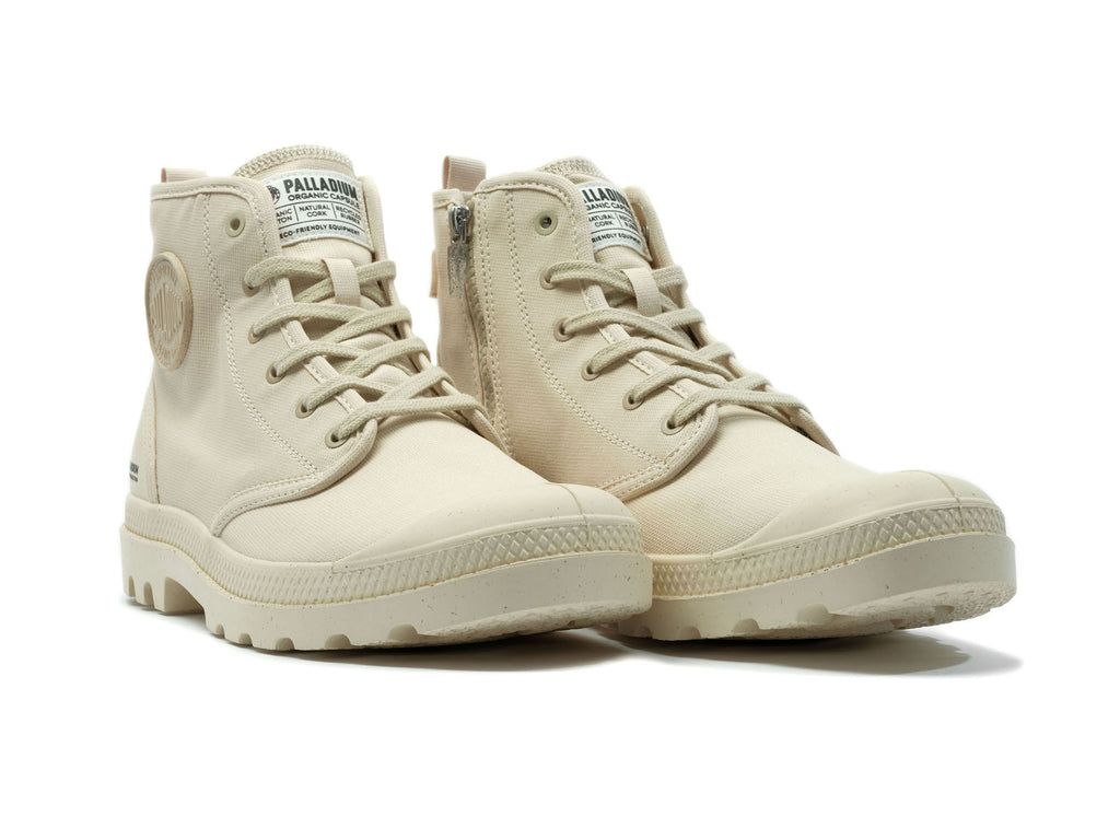 Botas Palladium Pampa Hi Zip Organic Hombre Sahara | VZ6275849