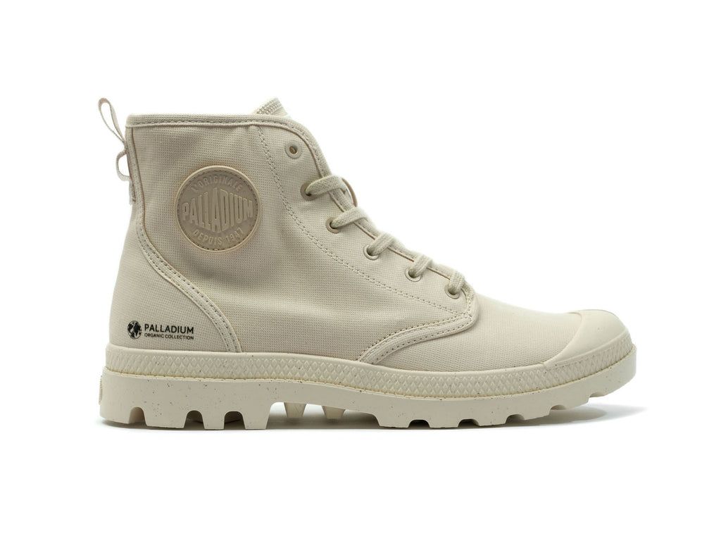 Botas Palladium Pampa Hi Zip Organic Hombre Sahara | VZ6275849