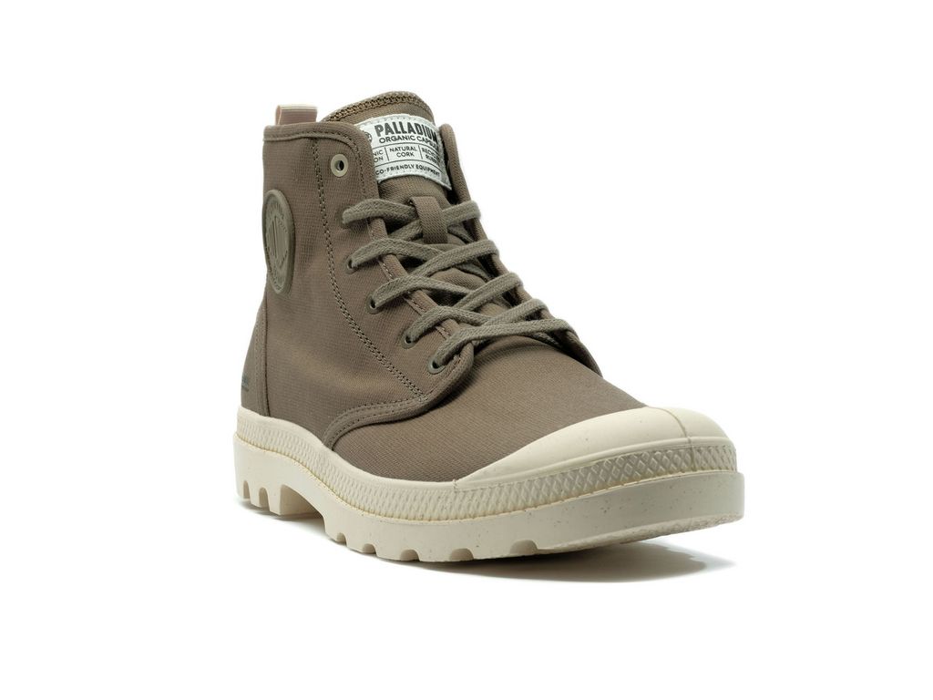 Botas Palladium Pampa Hi Zip Organic Mujer Verde | RP9204137