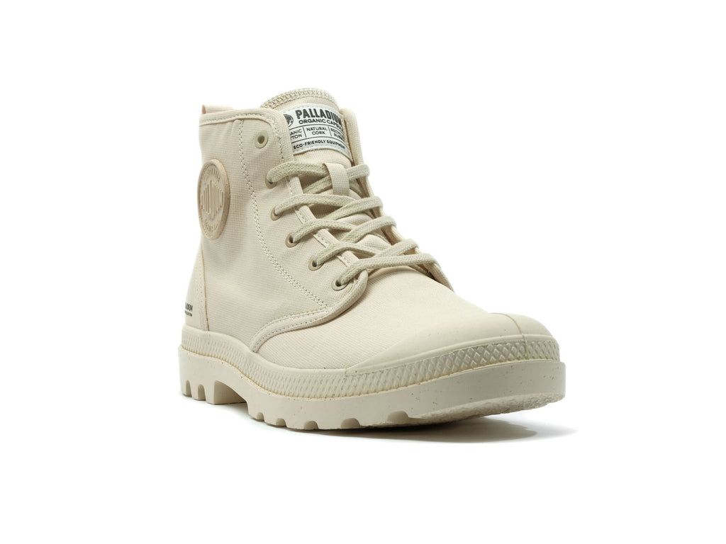 Botas Palladium Pampa Hi Zip Organic Mujer Sahara | NO6415083