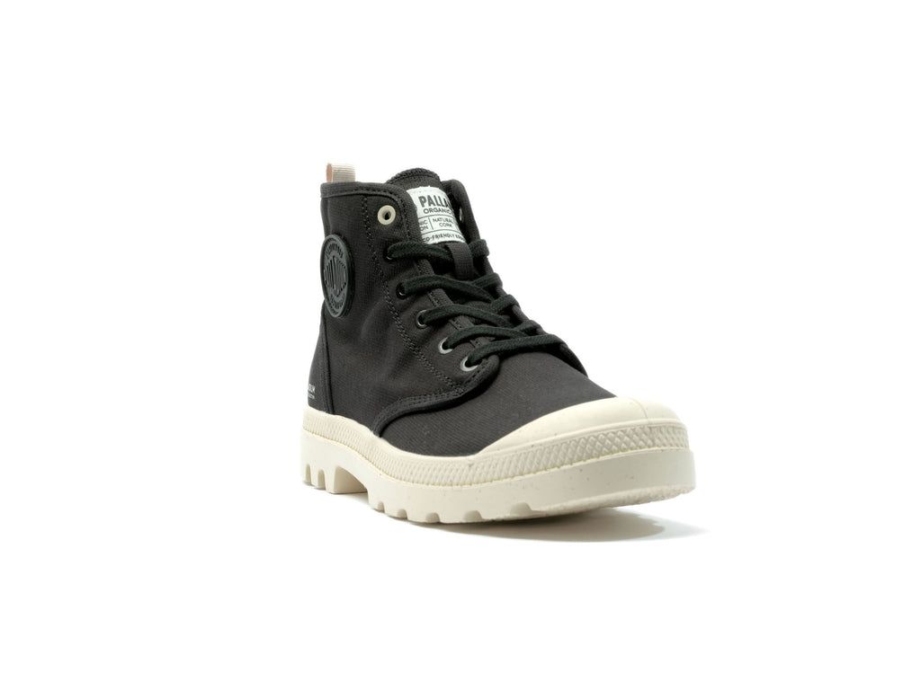 Botas Palladium Pampa Hi Zip Organic Mujer Negras | IZ5826049