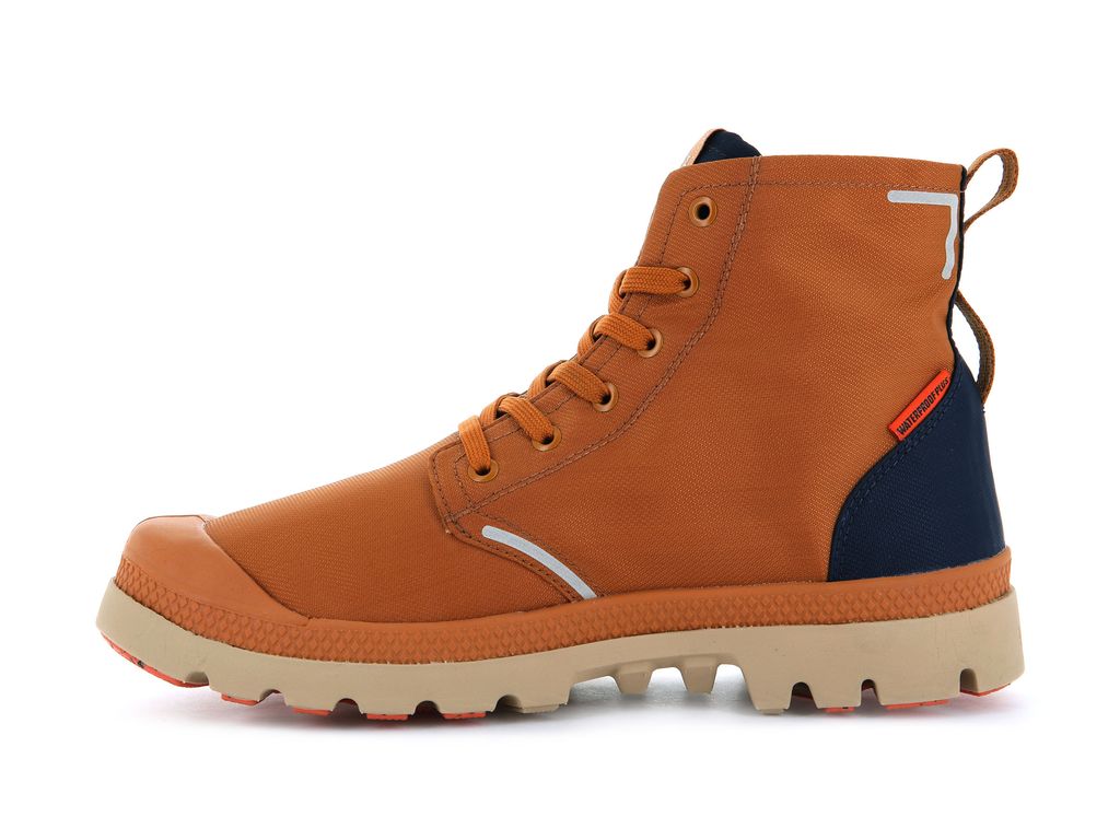 Botas Palladium Pampa Lite+ Recycle Wp+ Hombre Marrones Indigo | NW0136287