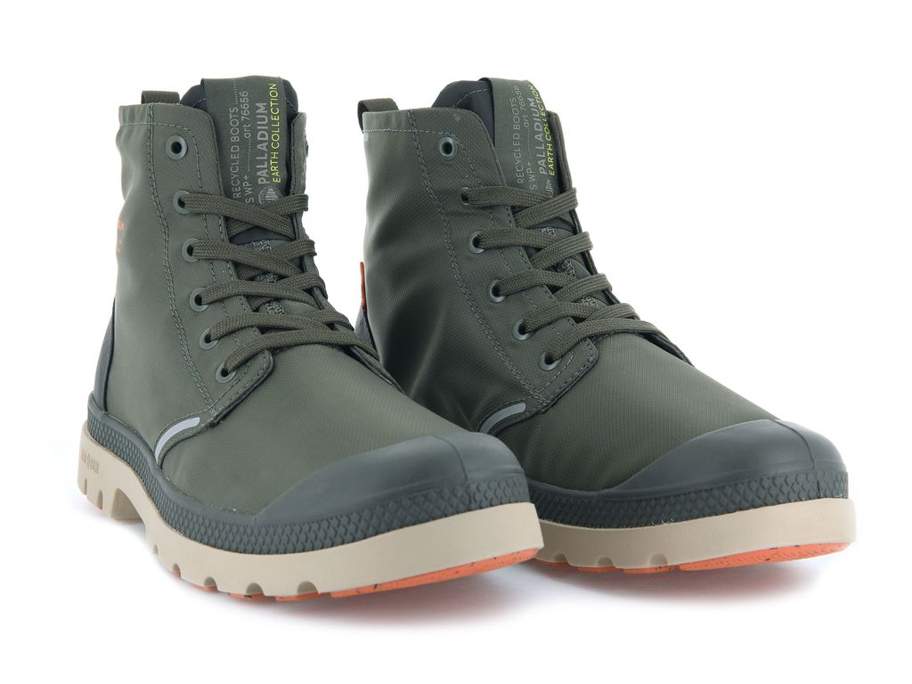 Botas Palladium Pampa Lite+ Recycle Wp+ Hombre Verde Oliva Verde Oliva | VC9368742