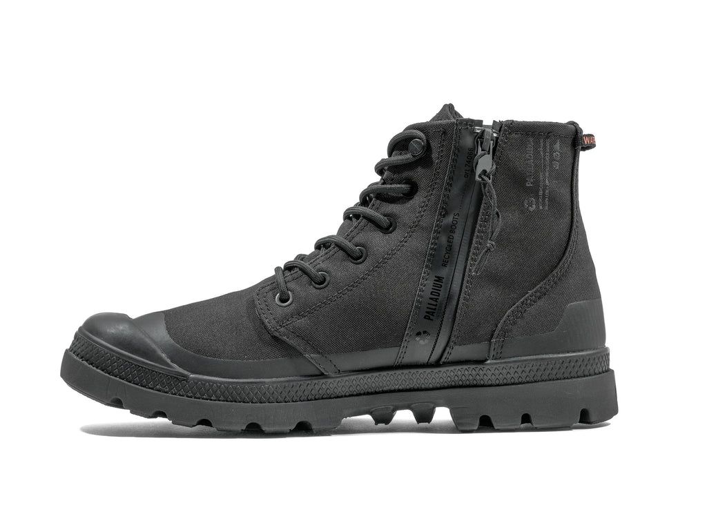 Botas Palladium Pampa Rcyl Lt+wp+zip Hombre Negras Negras | UO5470138