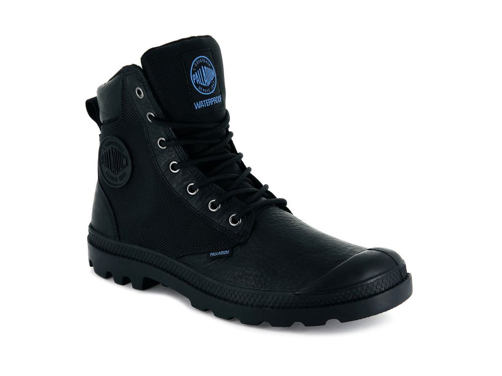 Botas Palladium Pampa Sport Cuff Wpn Hombre Negras | EB9587140