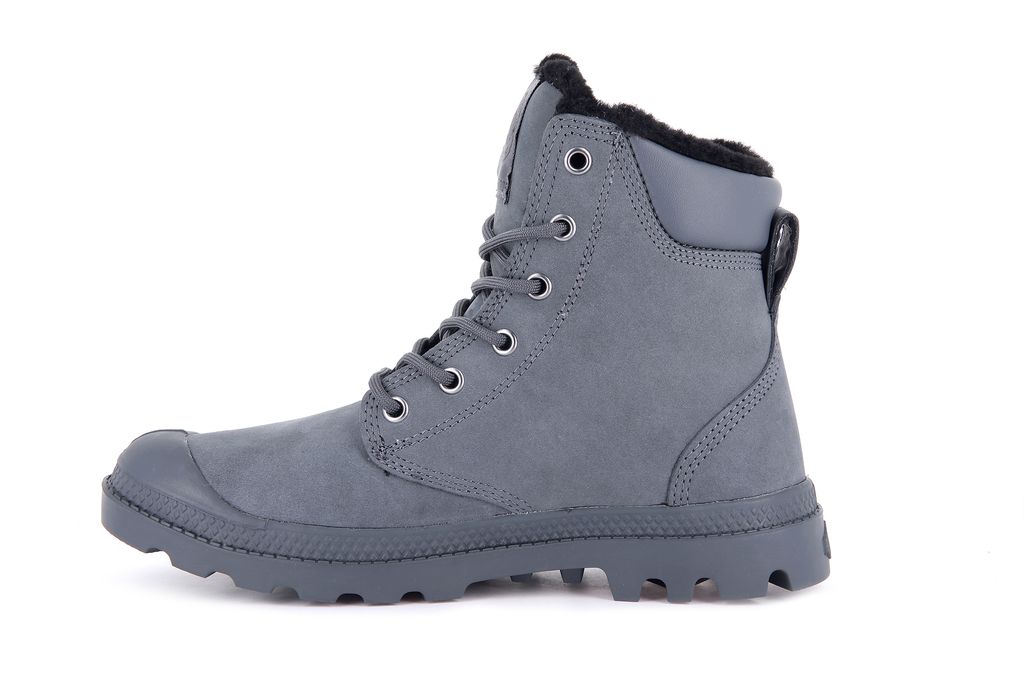 Botas Palladium Pampa Sport Cuff Wps Hombre Gris Oscuro | AN5390186