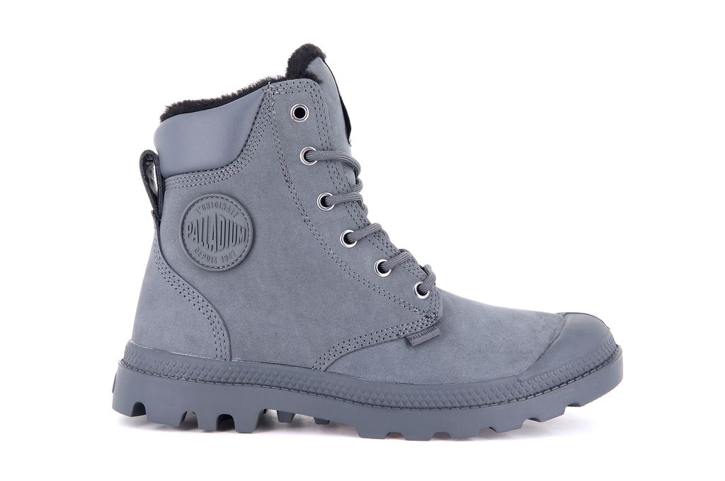 Botas Palladium Pampa Sport Cuff Wps Hombre Gris Oscuro | AN5390186