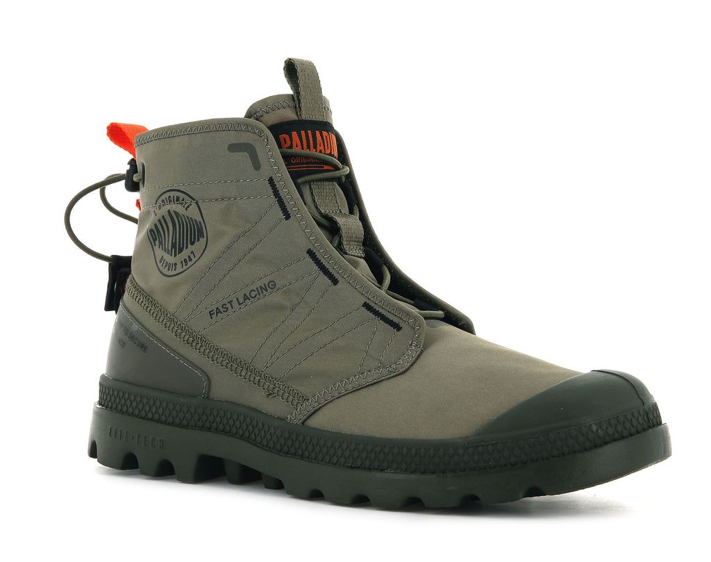 Botas Palladium Pampa Travel Lite Hombre Verde | TI8253764