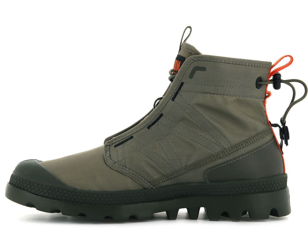 Botas Palladium Pampa Travel Lite Hombre Verde | TI8253764