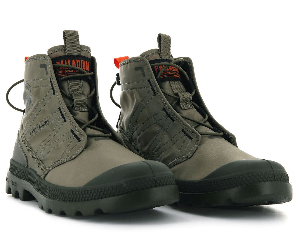 Botas Palladium Pampa Travel Lite Hombre Verde | TI8253764