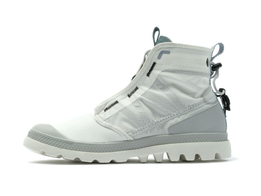 Botas Palladium Pampa Travel Lite Rs Hombre Blancas | QO1862379