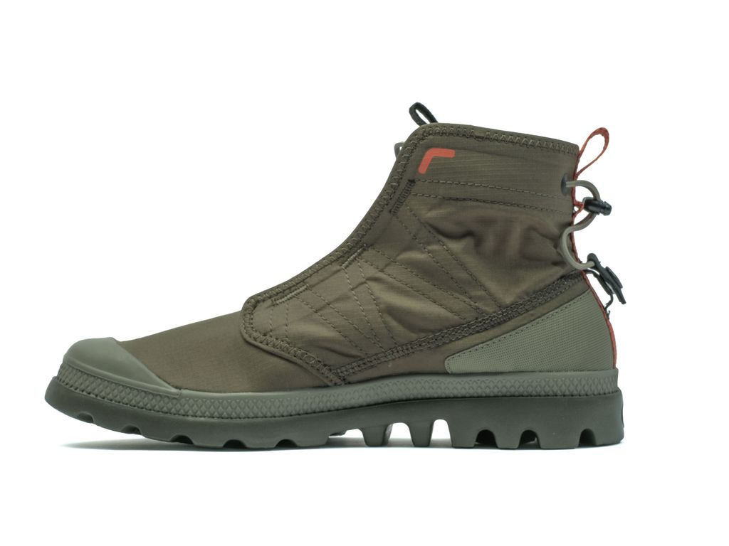 Botas Palladium Pampa Travel Lite Rs Hombre Verde Oliva | CZ8402731