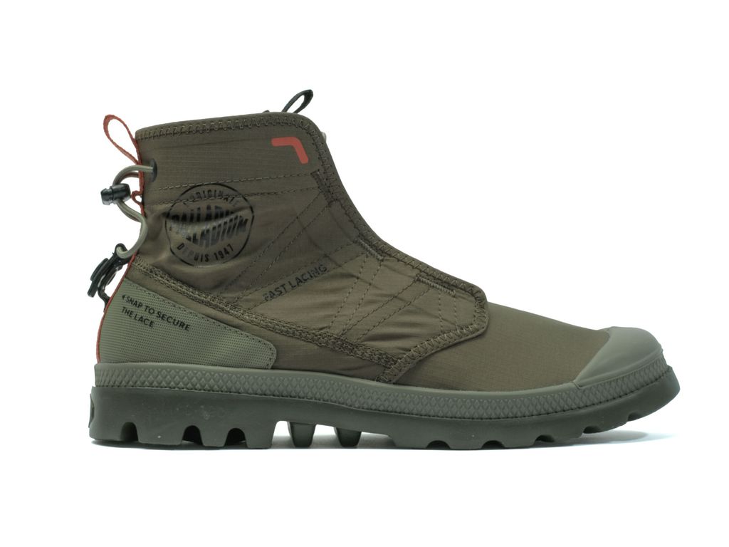 Botas Palladium Pampa Travel Lite Rs Hombre Verde Oliva | CZ8402731