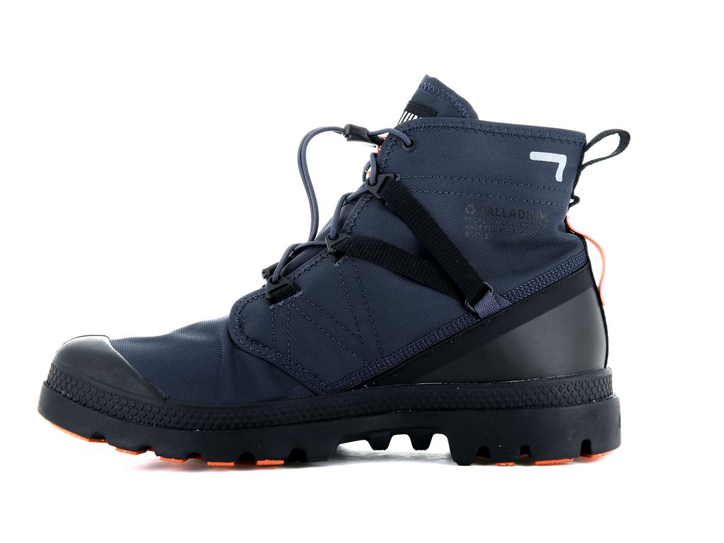 Botas Palladium Pampa Travel Lite+ Waterproof Mujer Indigo | BU4089562