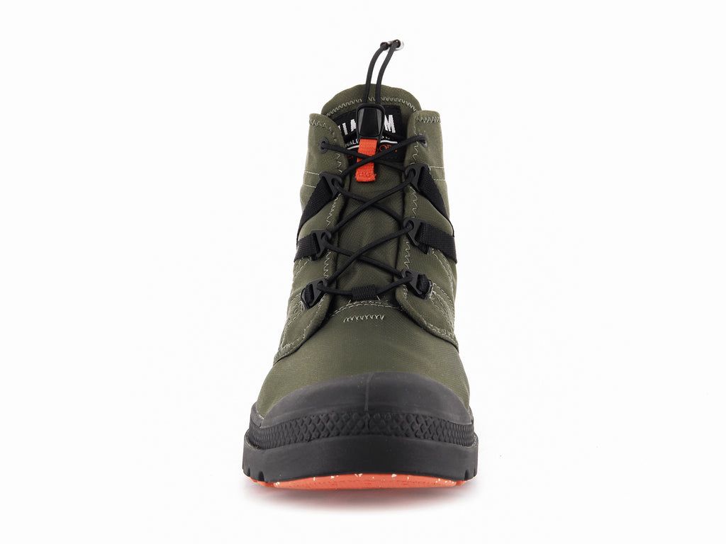 Botas Palladium Pampa Travel Lite+ Waterproof Hombre Verde Oliva | UF8361024